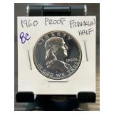 1960 Proof Franklin Half Dollar