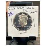 2002 JFK Proof Half Dollar Coin