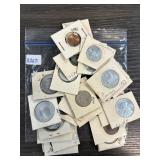 World Coins in Paper Holders