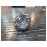 Topaz Costume Ring, Size 7.5