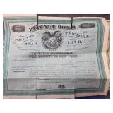 19th-Century Revenue Bond and Warrant Documents