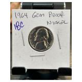 1964 Gem Proof Jefferson Nickel