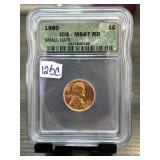 1960 MS67 RD Lincoln Small Date Penny