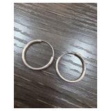Sterling Silver Hoop Earrings