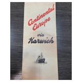 Continental Europe via Harwich Brochure