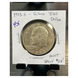 1973-S Eisenhower Silver Dollar Coin