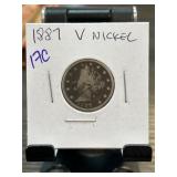 1887 Liberty Head V Nickel Coin
