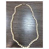 Pearl Necklace With Decorative Clasp
