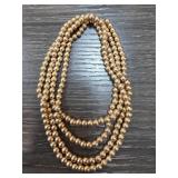 String of 14k Gold Beads, 17.7g