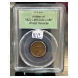 1927 Lincoln Wheat Cent in PCGS Holder