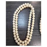 Ivory-Colored Bead Necklace