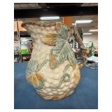 Fitz and Floyd Ceramic Pitcher with Leaf Design