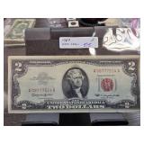 1963 Red Seal $2 United States Note