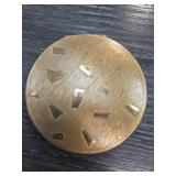Stratton Gold-Tone Compact with Geometric Design