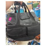 Oakley Black Duffel Bag with Multiple Compartments