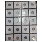 20 Steel Wheat Pennies Cents