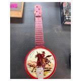 Toy Banjo with Western Cowboy Design