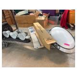 Lot With Light Fixtures and Office Strip