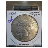 1926-S Peace Dollar in Holder