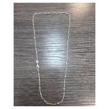 Sterling Silver Chain Necklace With Mixed Links