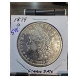 1879-O Morgan Silver Dollar Scarce Date