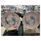 Two Porcelain Fish Plates
