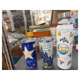 Three Decorative Drinkware Items