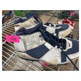 Nike LeBron Zoom Sneakers with Blue and White Desi