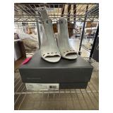 Vince Camuto New Ivory Nappa Heeled Booties