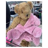 Vermont Teddy Bear With Pink Outfit