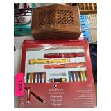 Sheaffer Calligraphy Set and Wooden Box