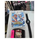 Gaming Accessory Lot Featuring PlayStation Watch