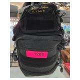 Black Tactical Bag With First Aid Contents