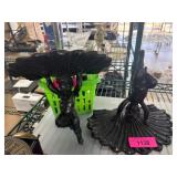 Cast Metal Figural Decorative Holders