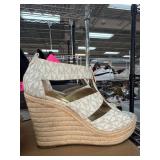 Michael Kors Wedge Sandals with Zipper Closure