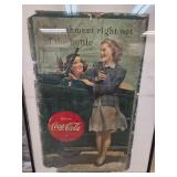 Original 1940s Coca-Cola 29.5ï¿½49.25 Advertising Po