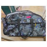 Lucas Rolling Duffel Bag with Paisley Design