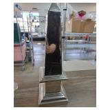 Metal Obelisk Decor Piece