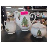 Cuthbertson Christmas Tree Tea Set