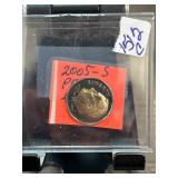 2005-S Proof Roosevelt Dime in Protective Case