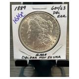 1889 Morgan Silver Dollar Coin