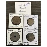 Greek Coins with Notations