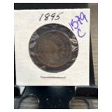 1895 Indian Head One-Cent Coin
