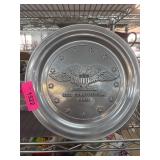 Heywood Wakefield Pewter Plate With Eagle Motif