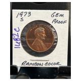 1973-S Lincoln Cent Gem Proof Coin