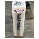 Roll of Steel Pennies in Tube Holder