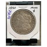 1880 Morgan Silver Dollar in Holder