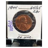 1944 Lincoln Wheat Cent in Choice Uncirculated Con