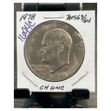 1978 Eisenhower Dollar CH UNC Condition