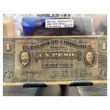 Mexican Revolutionary Era Chihuahua 1 Peso Note